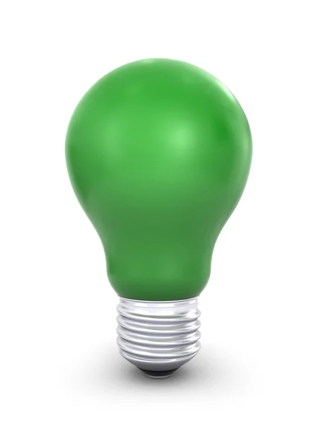 Зелёная лампочка — стоковое фото