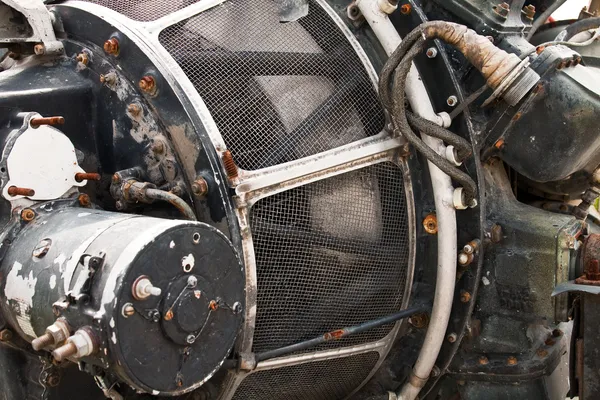 Detalhes do motor da aeronave — Fotografia de Stock