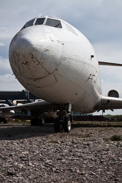 stock image Detail of the jet close obsolete