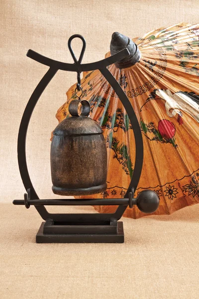 Mały azjatycki Gong — Zdjęcie stockowe