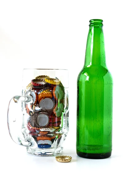 Flaske øl - Stock-foto