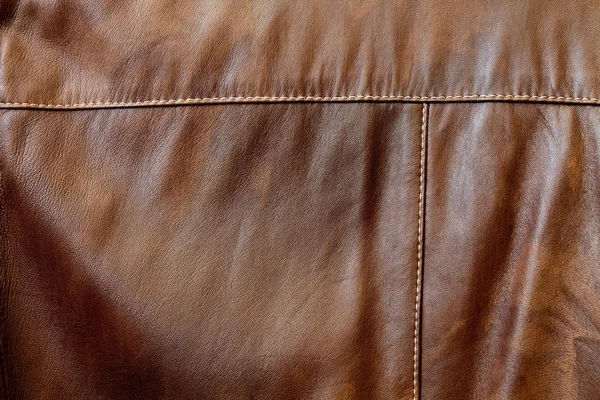茶色の革の質感 — ストック写真