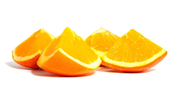 Frische Orangenanteile — Stockfoto