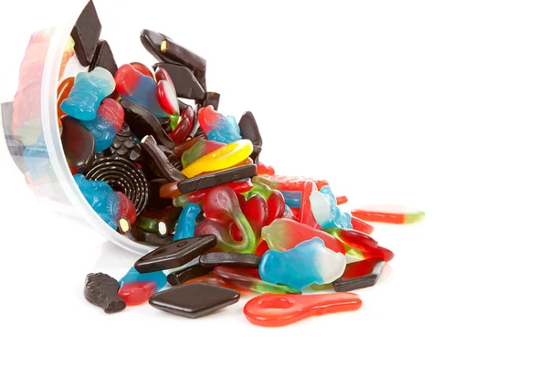 Барвисті цукерки цукерки — стокове фото