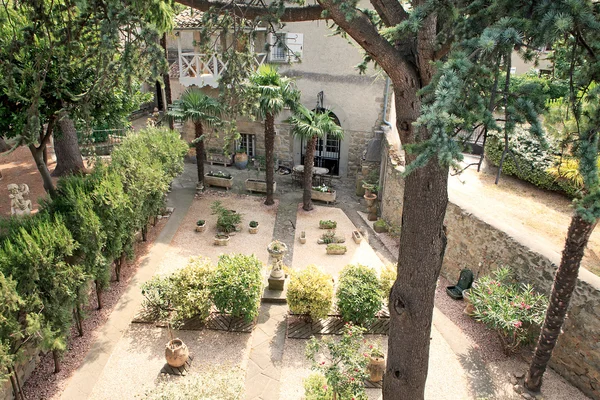 Typowy ogród francuski — Zdjęcie stockowe