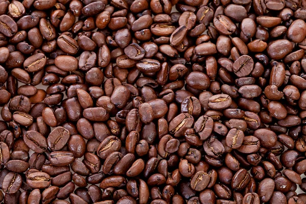 Ιστορικό καβουρντισμένων κόκκων καφέ — Φωτογραφία Αρχείου