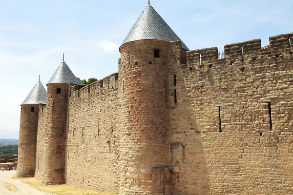 Карказонский замок — стоковое фото