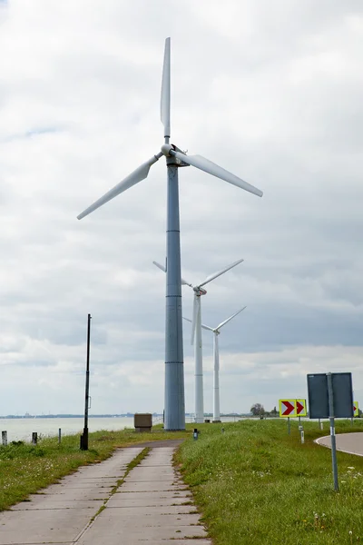 Windmills near Marken — Stock Photo, Image