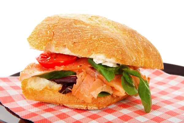 Healthy sandwich on napkin — Stock Photo, Image