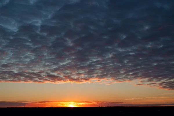 stock image Sunset in the town