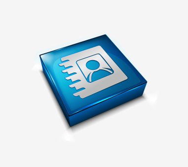 User directory web icon clipart