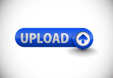 Web upload icon clipart