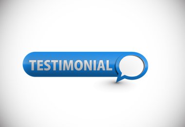 Web testimonial icon clipart