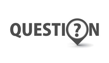 Question marks icon clipart