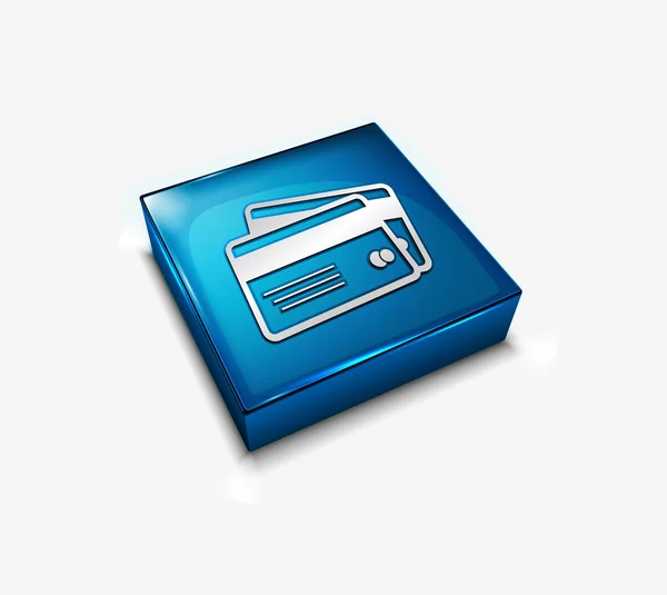 Kreditkort-ikonen — Stock vektor