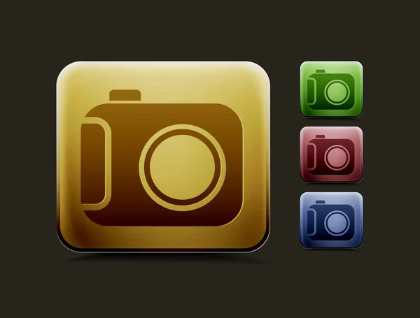Ensemble d'icône de caméra — Image vectorielle