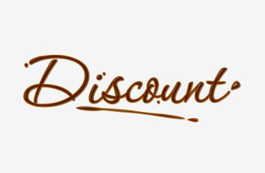Chocolate discount text clipart