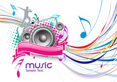 Music event background clipart