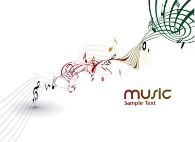 Musical notes background
