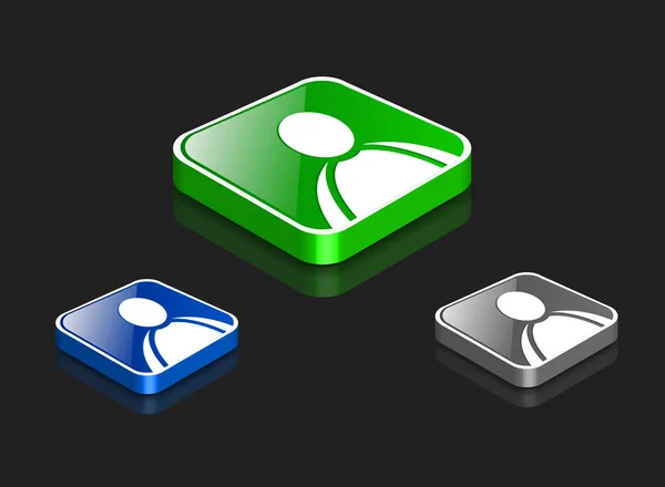 Set di icone utente — Vettoriale Stock