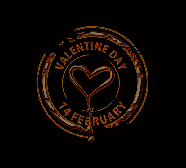 Chocolate stamp design