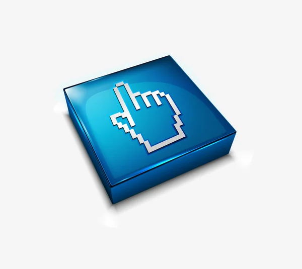 Hand cursor web icon — Stock Vector