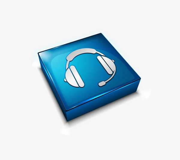 stock vector Headphone web icon