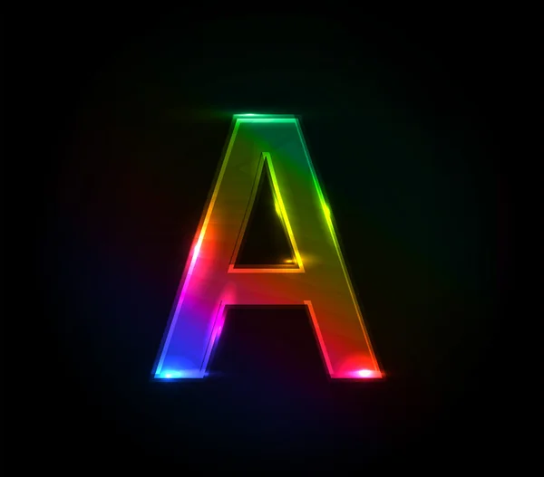 Um alfabeto colorido —  Vetores de Stock