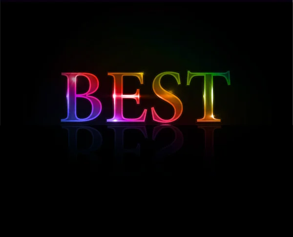 Best colorful text — Stock Vector