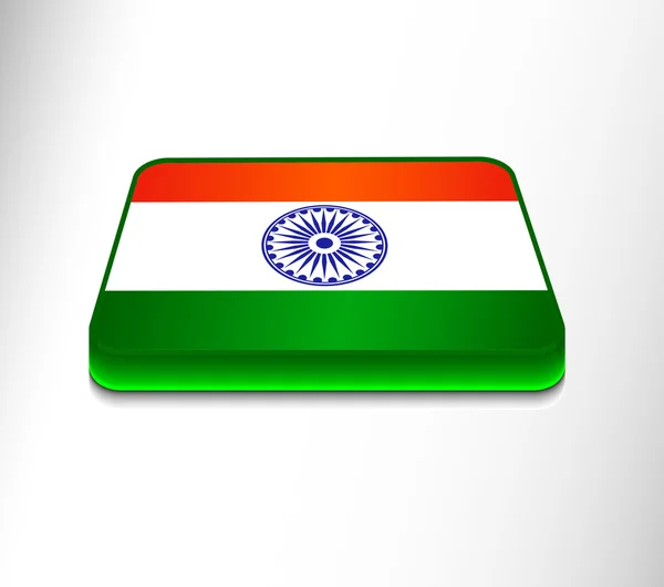 Symbol flagi Indii — Wektor stockowy