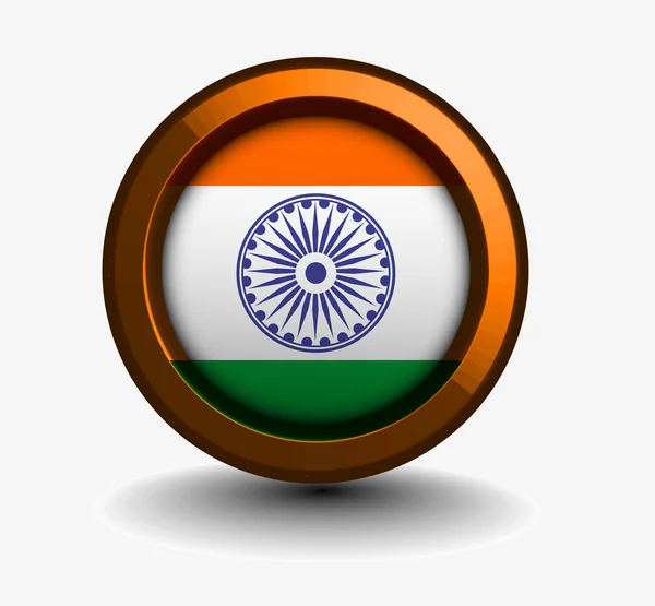 インドの旗の記号 — ストックベクタ