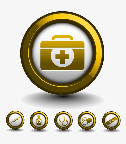 Medical web icon — Stock Vector