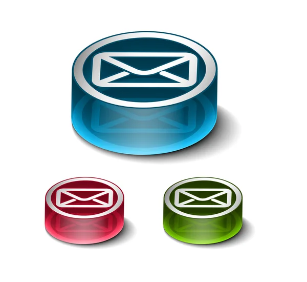 Email icona web design — Vettoriale Stock