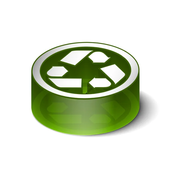 Recycler icône se — Image vectorielle