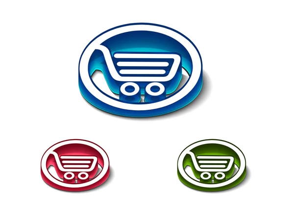 Design de ícone de compras —  Vetores de Stock