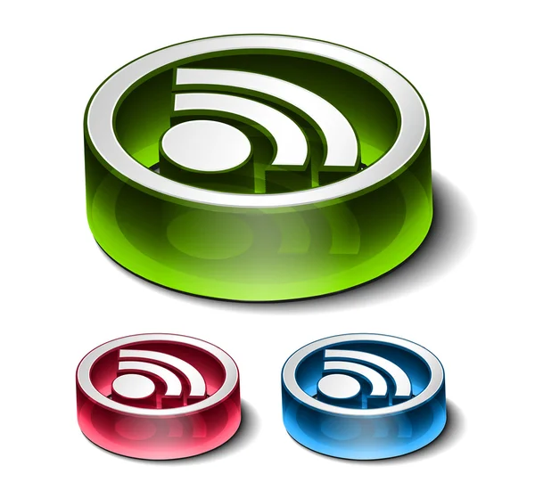 RSS pictogram ontwerp — Stockvector