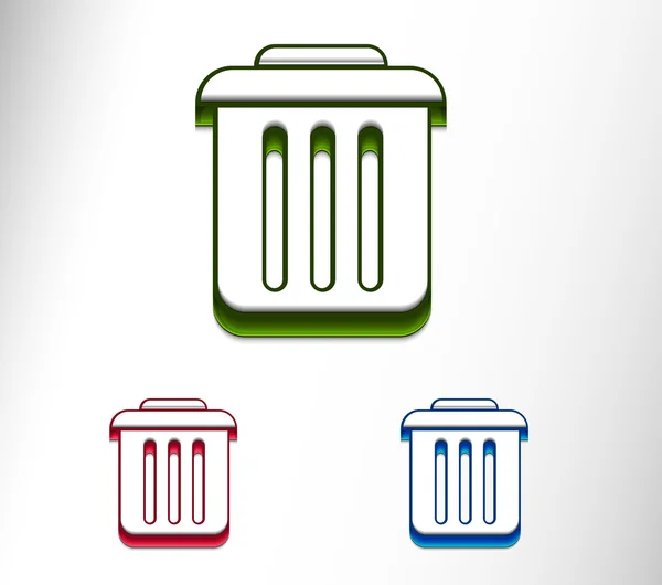 Zestaw ikon recyklingu — Wektor stockowy