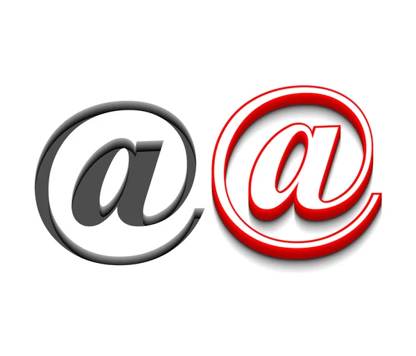 Vektör e-posta işareti tasarım — Stok Vektör