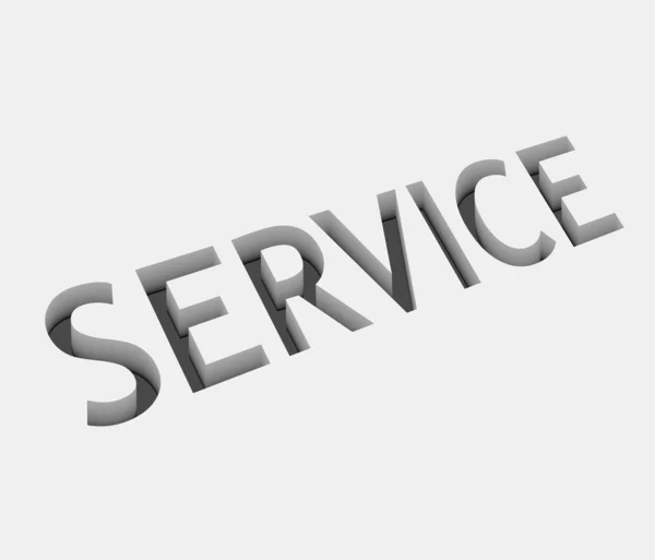 Vector service text design — Stock Vector
