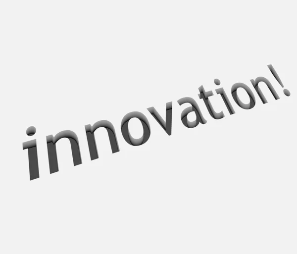 Vektor Innovation Textdesign — Stockvektor