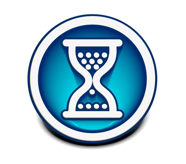 Пісочний годинник web значок — стоковий вектор