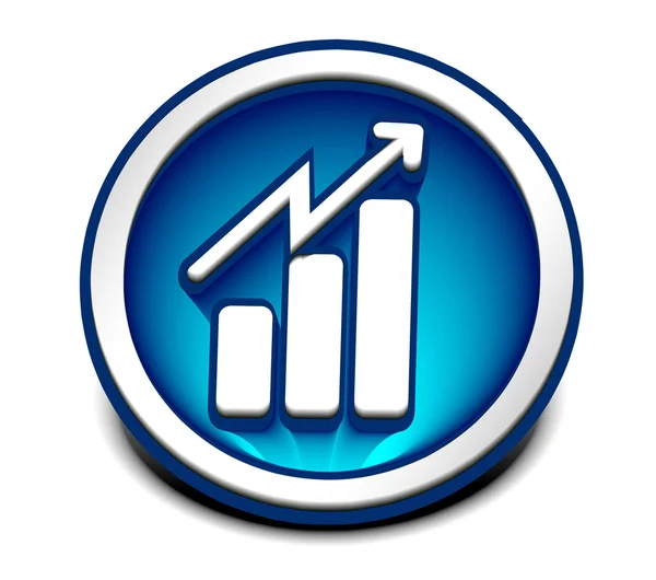 Üzleti ábra web ikon — Stock Vector
