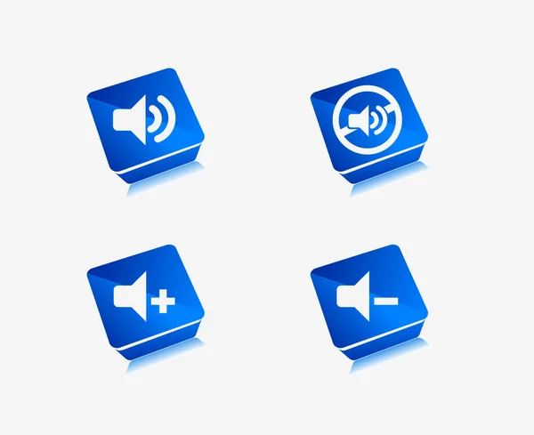 Sound icons — Stock Vector