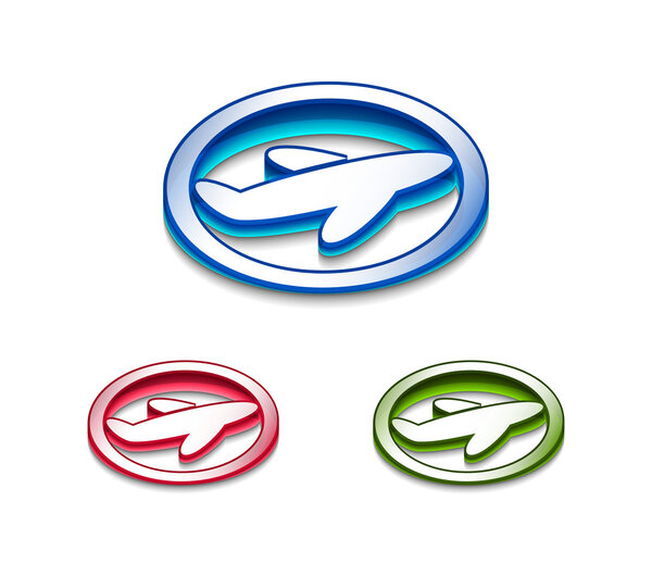 3d глянцевый иконка путешествия веб
