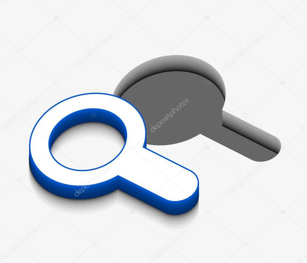 Vector Search icon design — Stock Vector © redshinestudio #5727479