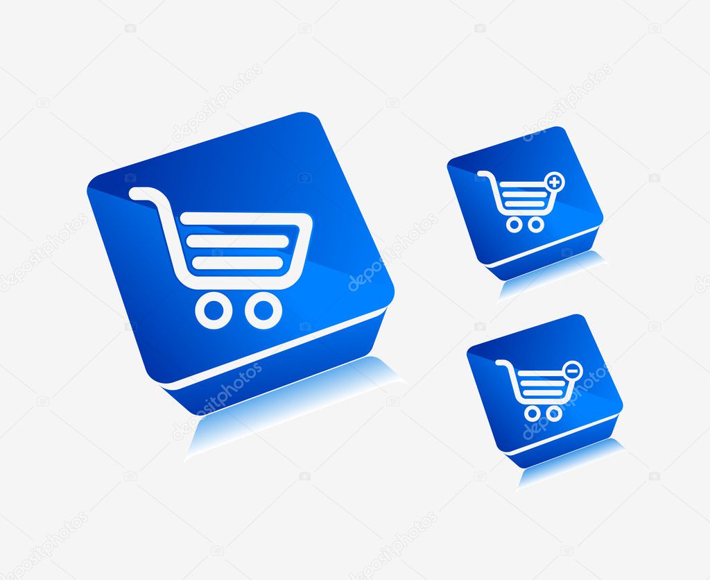 Vector shopping icons
