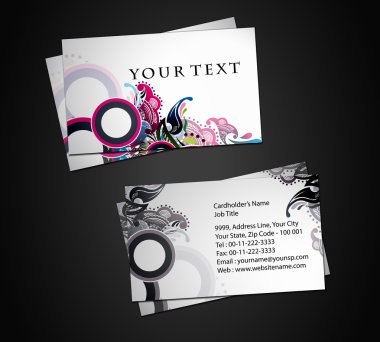 Business card clipart