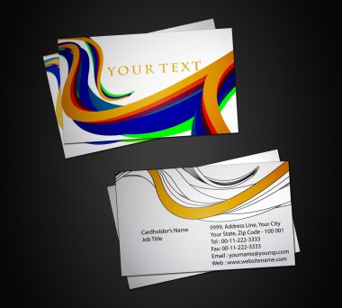 Business card clipart