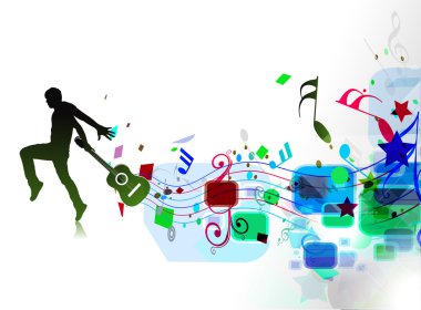 Music background clipart