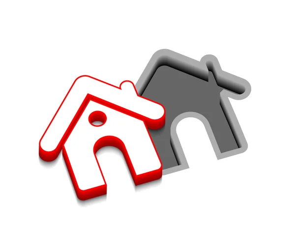 Vector home icon design — Stock Vector
